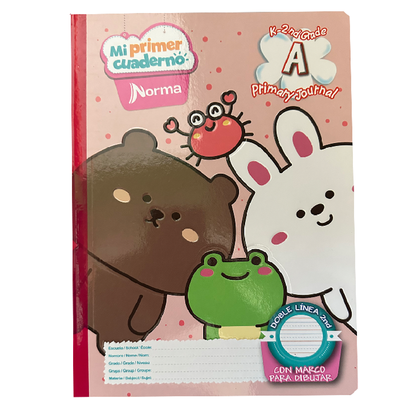 Norma •  Libreta "Mi Primer Cuaderno" A Journal - Caligrafía Niña